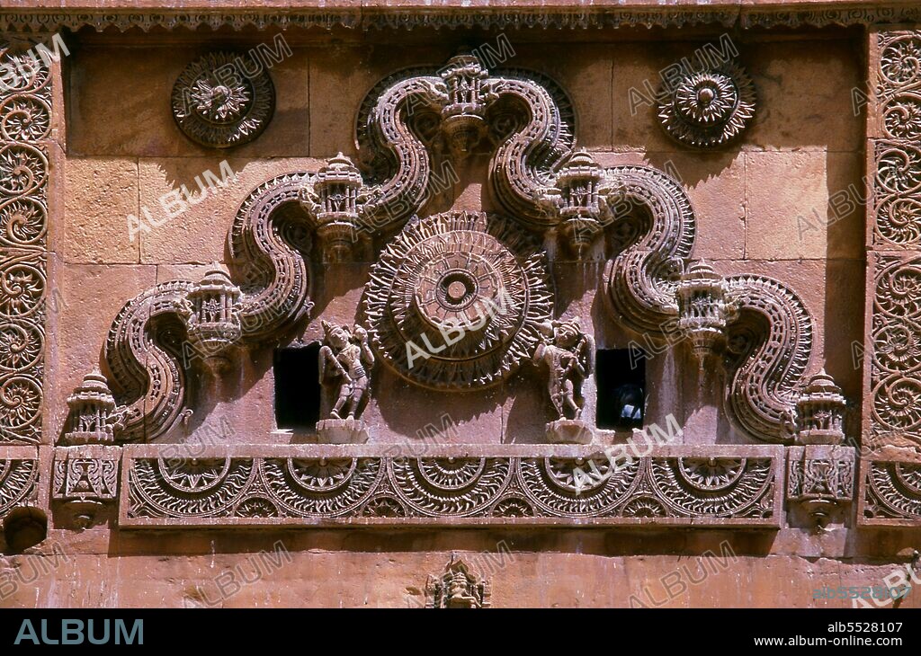 The majority of Jaisalmer's inhabitants are Bhati Rajputs, who take their name from an ancestor named Bhatti, a renowned warrior when the tribe were still located in the Punjab. Shortly after this the clan was driven southwards, and found a refuge in the Indian desert, which was henceforth its home. Deoraj, a prince of the Bhati clan, is believed to be the real founder of the Jaisalmer dynasty. In 1156 Rawal Jaisal, the sixth in succession from Deoraj, founded the fort and city of Jaisalmer, and made it his capital as he moved from his former capital at Lodhruva (situated about 15 km to the north-west of Jaisalmer). The Maharajas of Jaisalmer trace their lineage back to Jaitsimha, a ruler of the Bhatti Rajput clan. The major opponents of the Bhati Rajputs were the powerful Rathor clans of Jodhpur and Bikaner. They used to fight battles for the possession of forts, waterholes or cattle. Jaisalmer was positioned strategically and was a halting point along a traditional trade route traversed by the camel caravans of Indian and Asian merchants. The route linked India to Central Asia, Egypt, Arabia, Persia, Africa and the West.