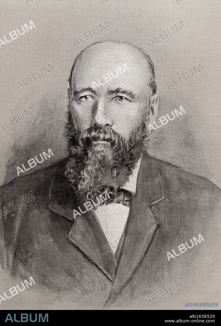 Pieter Arnoldus Cronje, commonly known as Piet Cronje, 1836 to 1911. General of the South African Republic's military forces. From the book South Africa and the Transvaal War by Louis Creswicke, published 1900.