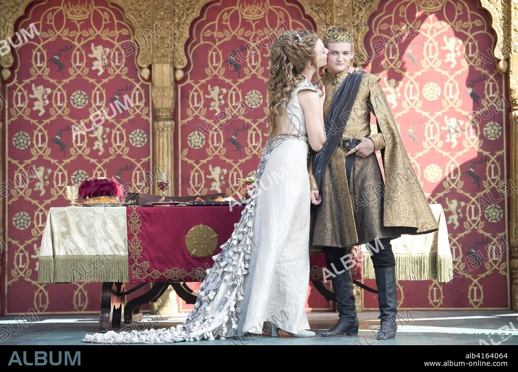 JACK GLEESON and NATALIE DORMER in GAME OF THRONES, 2011, directed by DANIEL MINAHAN. Copyright HBO. Temporada 4 capítulo 2.