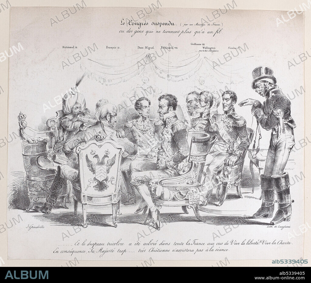 PIERRE LANGLUMé. The Suspended Congress, ca. 1829.