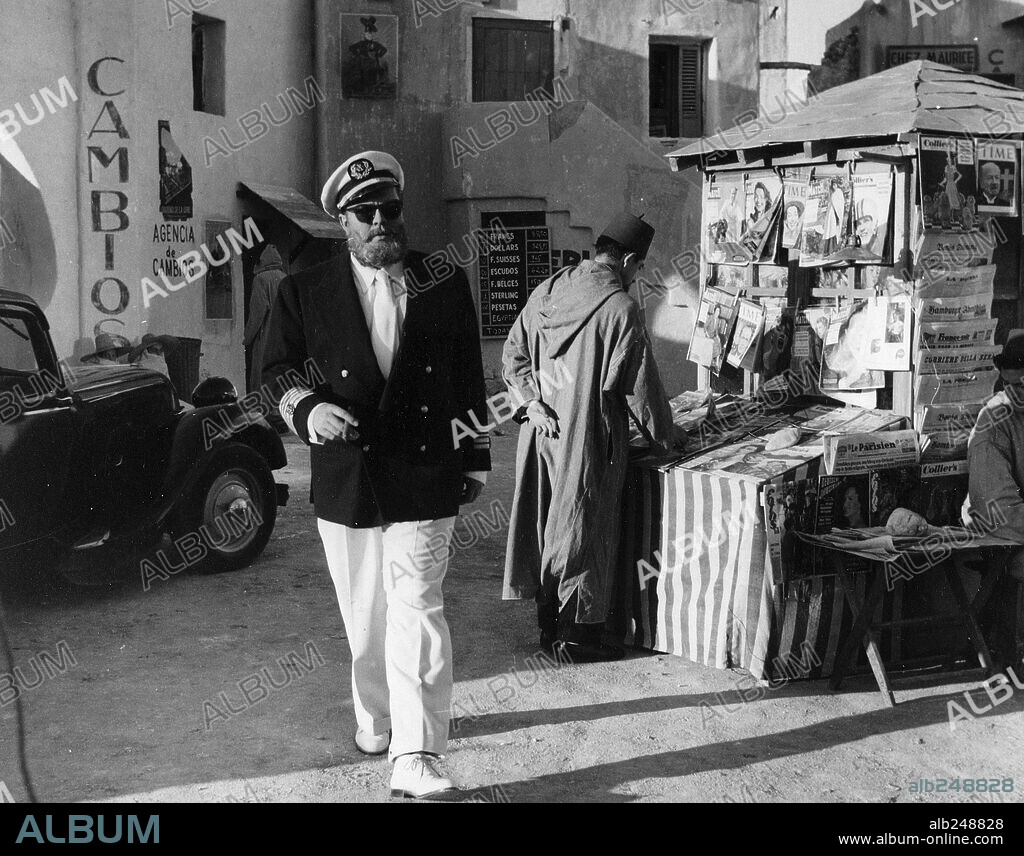 ORSON WELLES en MISTER ARKADIN, 1955 (MR. ARKADIN), dirigida por ORSON WELLES. Copyright MERCURY/CERVANTES FILMS/FILMORSA.