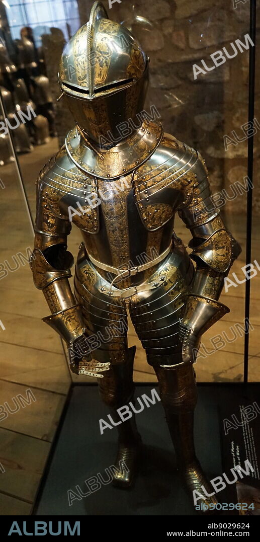 Armour of Henry Frederick, Prince of Wales (1594-1612) the elder son of King James I & VI and Anne of Denmark. Dated 17th Century.