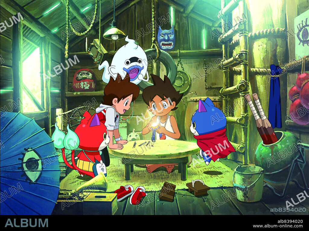 YO-KAI WATCH MOVIE: IT'S THE SECRET OF BIRTH, MEOW!, 2014 (YOKAI WATCH: TANJO NO HIMITSUDA NYAN), directed by SHIGEHARU TAKAHASHI and SHINJI USHIRO. Copyright LEVEL-5 Inc.