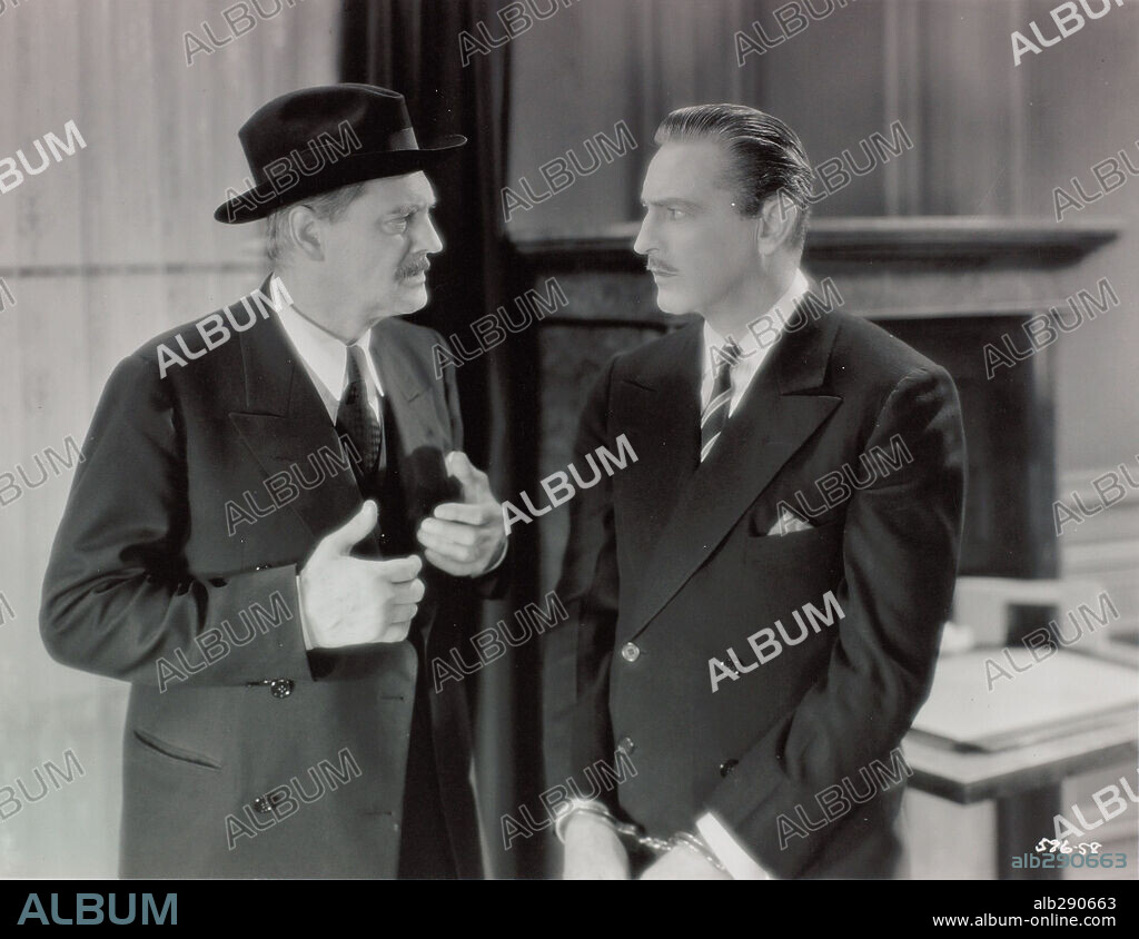 JOHN BARRYMORE and LIONEL BARRYMORE in ARSENE LUPIN, 1932, directed by JACK CONWAY. Copyright M.G.M.