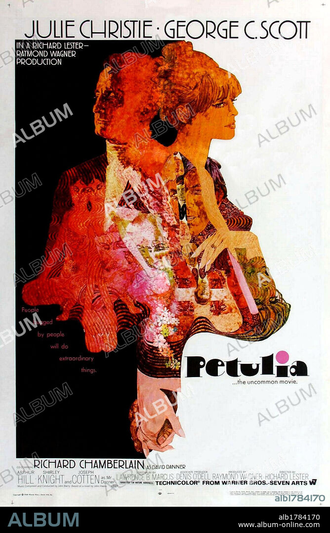 Poster of PETULIA, 1968, directed by RICHARD LESTER. Copyright WARNER BROTHERS.