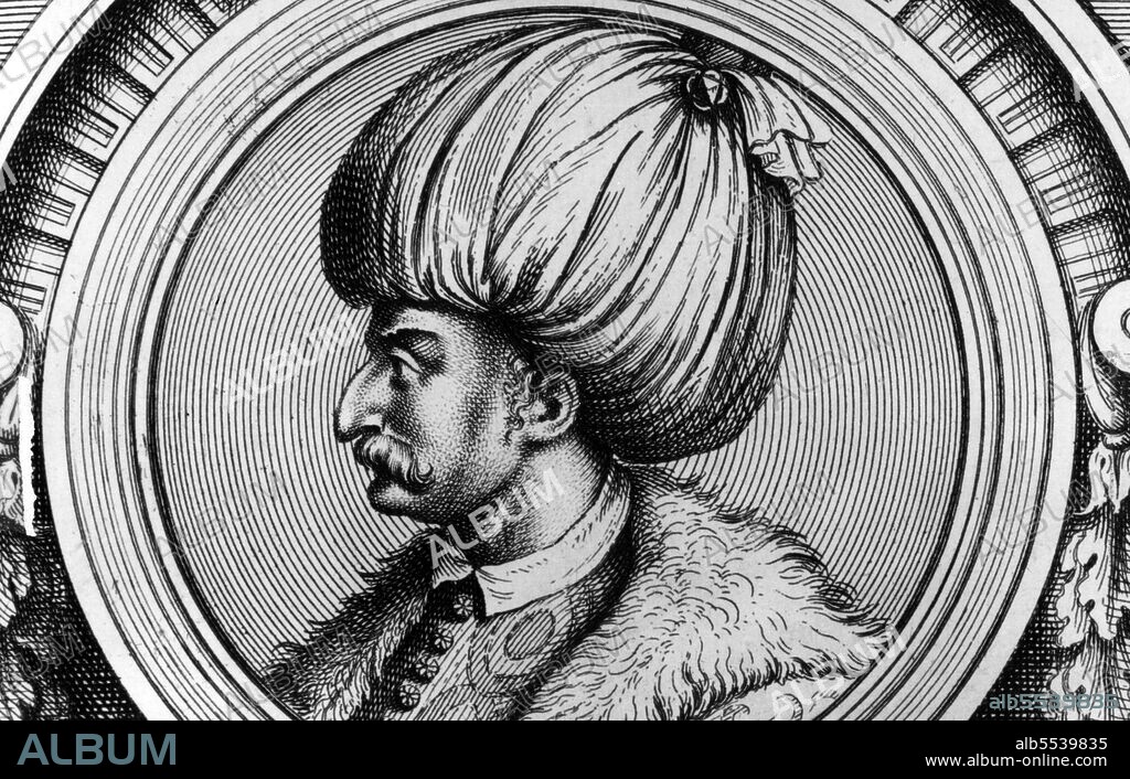 Sultan Suleyman I (1494-1566), also known as 'Suleyman the Magnificent' and 'Suleyman the Lawmaker', was the 10th and longest reigning sultan of the Ottoman empire. He personally led his armies to conquer Transylvania, the Caspian, much of the Middle East and the Maghreb. He intoduced sweeping reforms in Turkish legislation, education, taxation and criminal law, and was highly respected as a poet and a goldsmith. Suleyman also oversaw a golden age in the development of arts, literature and architecture in the Ottoman empire.