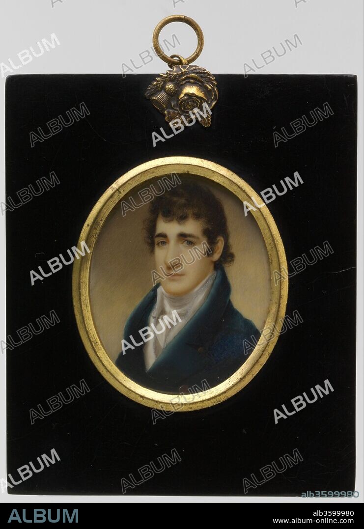 John Payne Todd. Artist: Attributed to Joseph Wood (1778-1830). Dimensions: 2 5/8 x 2 1/16 in. (6.7 x 5.26 cm). Date: ca. 1817.
The sitter (1792-1852) was the firstborn son of John Todd Jr. (?-1793) and Dolley Payne (later Dolley Madison).