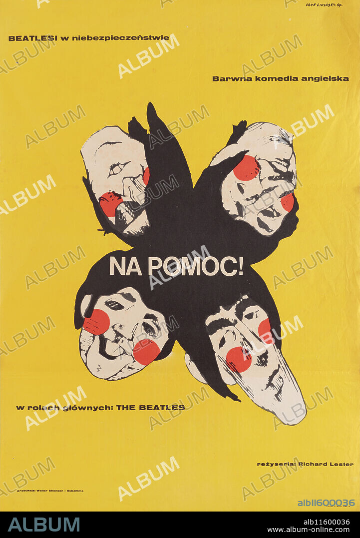 ERYK LIPINSKI. Movie poster "Help!" by Richard Lester.