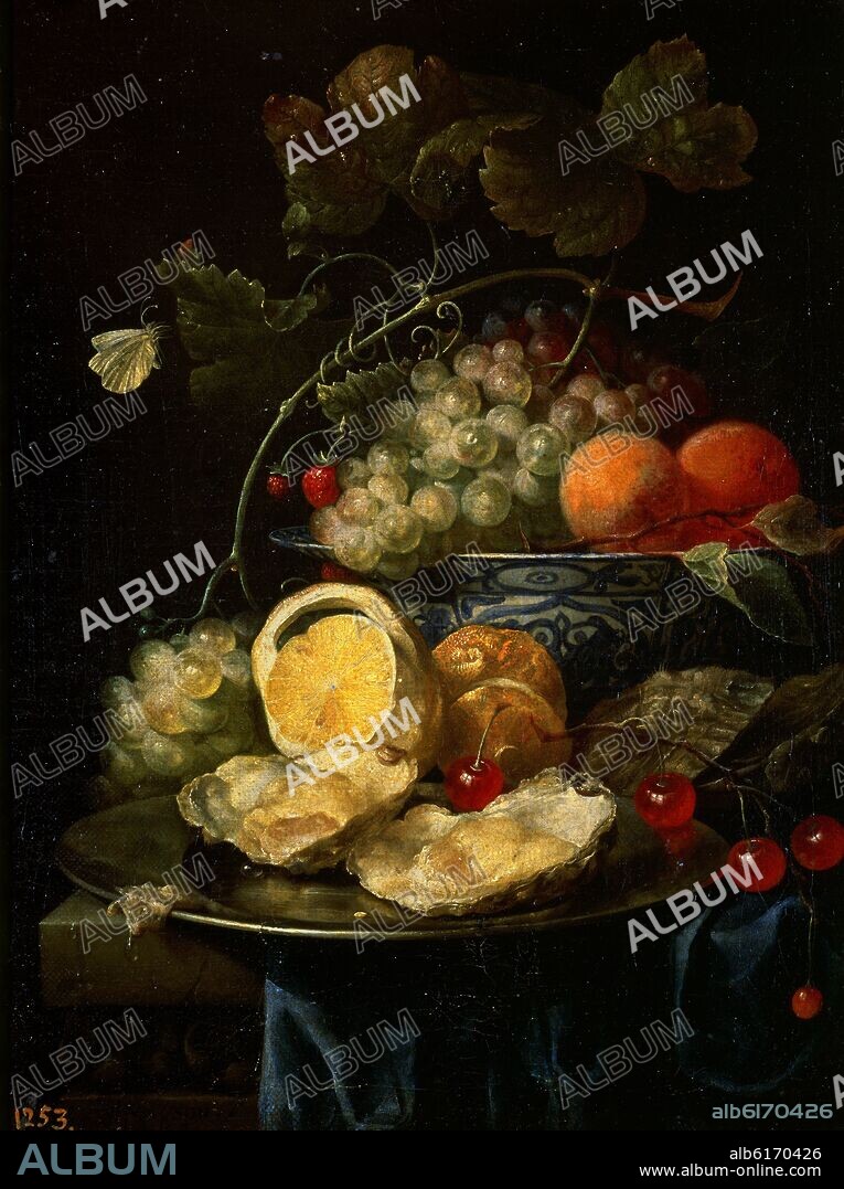 JORIS VAN SON (1623-1667). BODEGON - HACIA 1664 - OLEO/LIENZO - 48 x 33 cm - NP 1774 - BARROCO FLAMENCO.