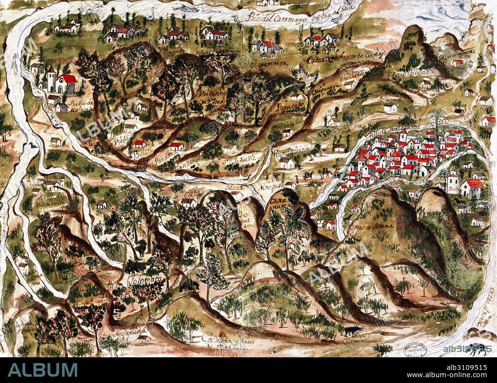 Mapa de la provincia de Loja/1769.