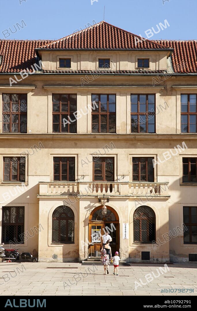 Michna Palace or Tyrs House (large complex used by the Sokol physical training organization), Mala Strana, Prague, Czech Republic.