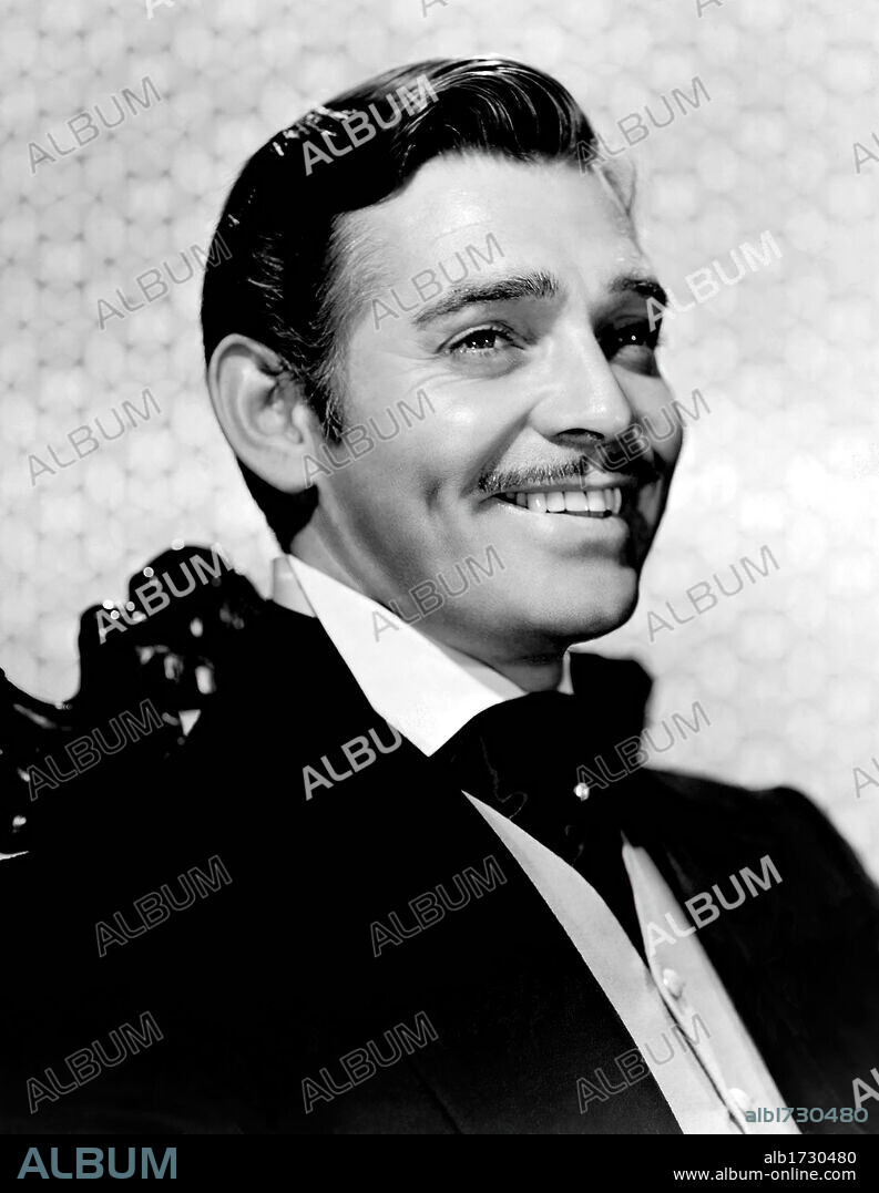 CLARK GABLE in GONE WITH THE WIND, 1939, directed by GEORGE CUKOR and VICTOR FLEMING. Copyright M.G.M.