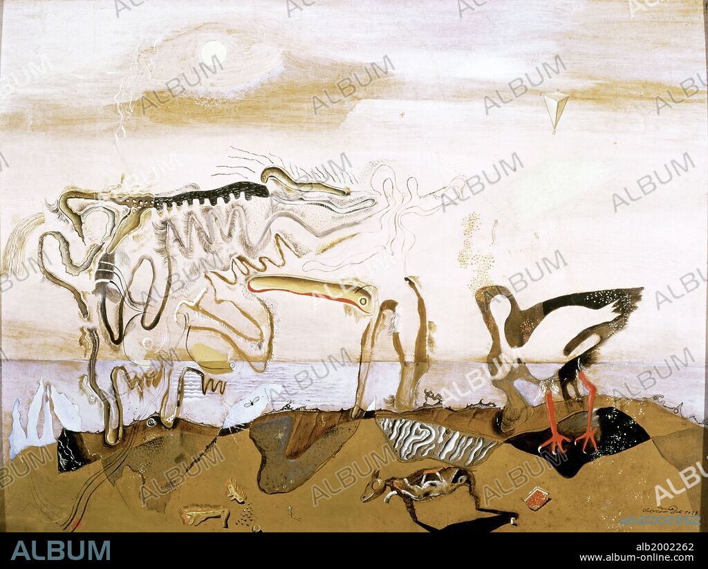 SALVADOR DALÍ. Salvador Dalí / 'The Wreck of a Transport Ship', 1928, Oil on canvas, 50 x 64.5 cm.