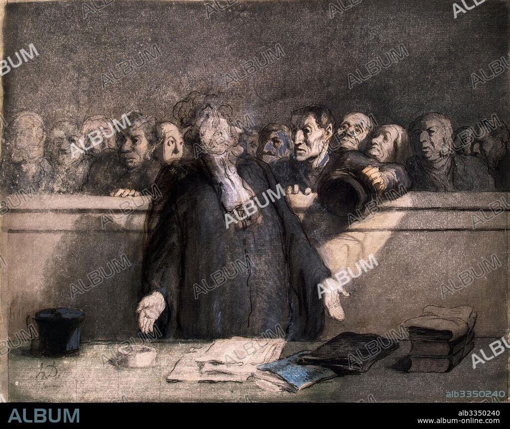 HONORE DAUMIER. Defense Plea.