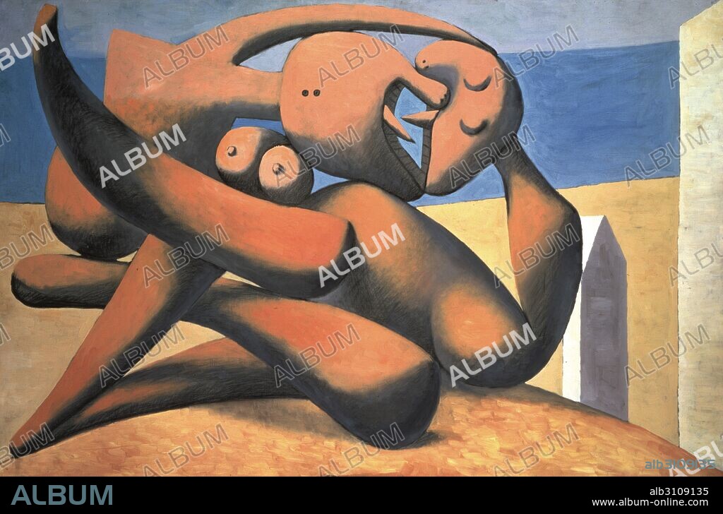 PABLO PICASSO. Figuras en la playa/1931.