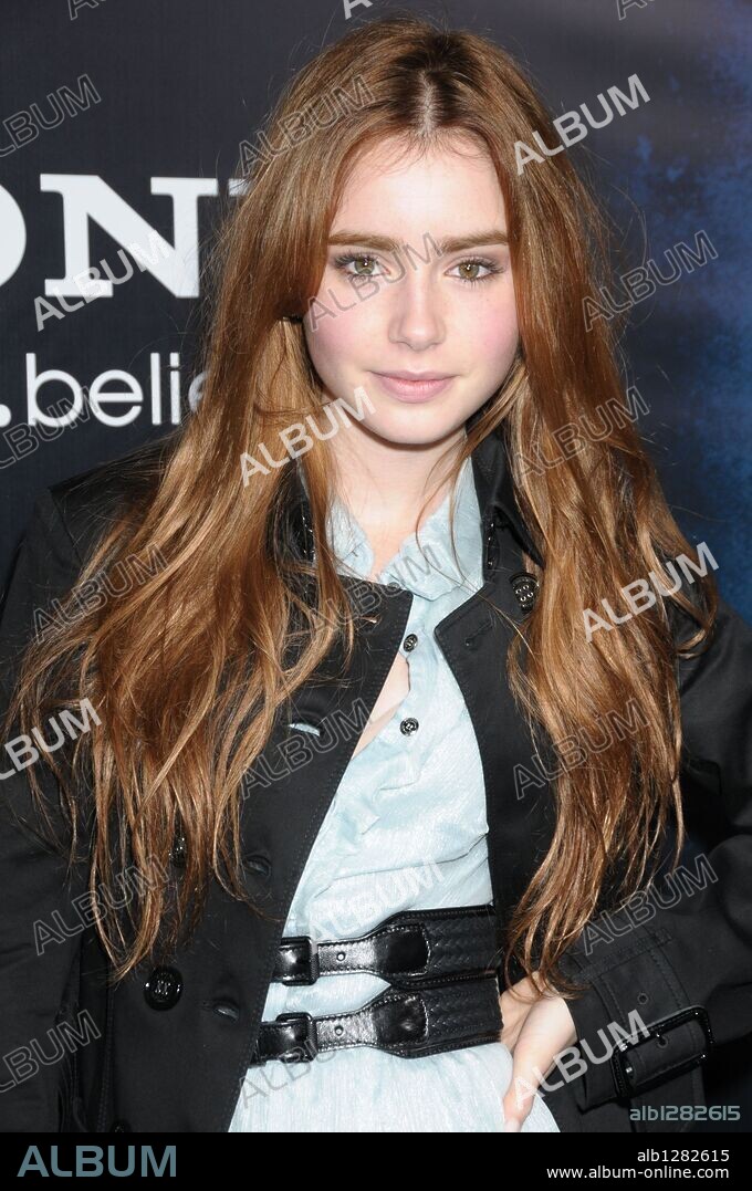 LILY COLLINS. Jan 21, 2010 - Los Angeles, California, USA - Actress LILLY COLLINS at the 'Legion' World Premiere held the Cinerama Dome, Hollywood. 21/01/2010