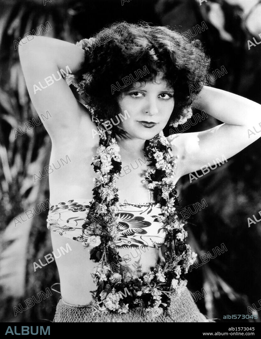 CLARA BOW dans HULA, 1927, réalisé par VICTOR FLEMING. Copyright PARAMOUNT PICTURES.