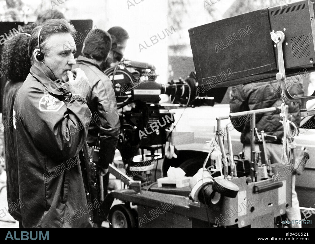 DENNIS HOPPER en COLORES DE GUERRA, 1988 (COLORS), dirigida por DENNIS HOPPER. Copyright ORION PICTURES.