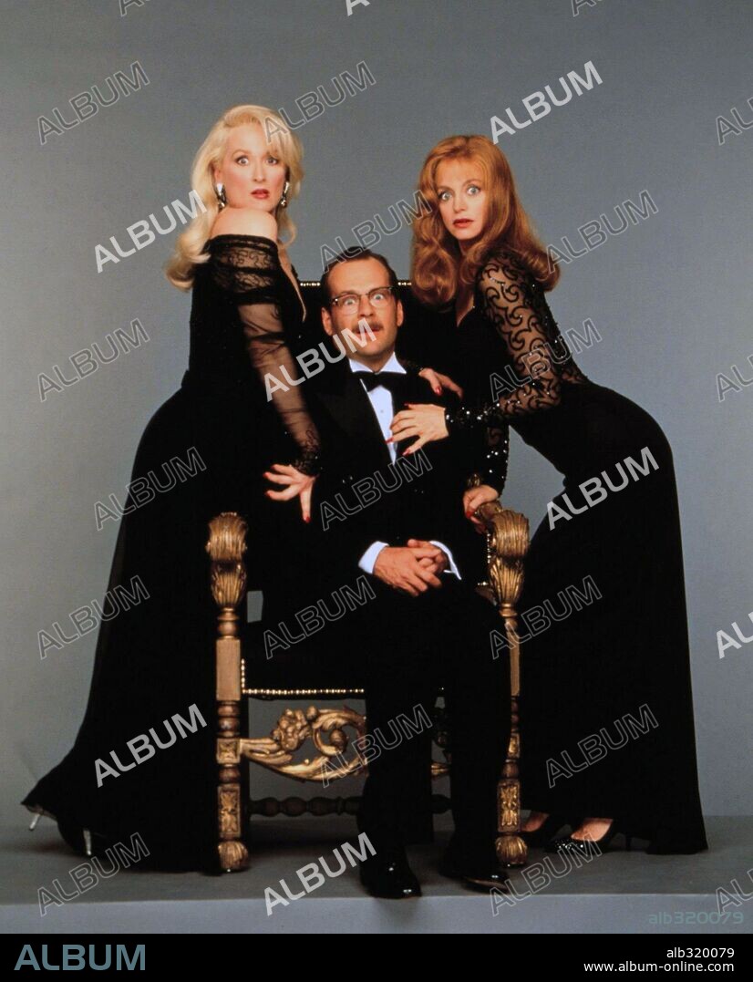 BRUCE WILLIS, GOLDIE HAWN and MERYL STREEP in DEATH BECOMES HER, 1992, directed by ROBERT ZEMECKIS. Copyright UNIVERSAL PICTURES.