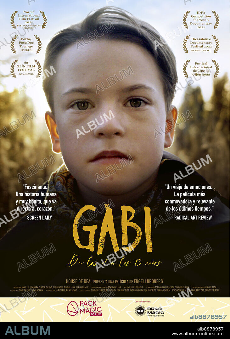 Poster of GABI, BETWEEN AGES 8 AND 13, 2021 (GABI,8 TILL 13 AR), directed by ENGELI BROBERG. Copyright Fuglene AS / House of Real.
