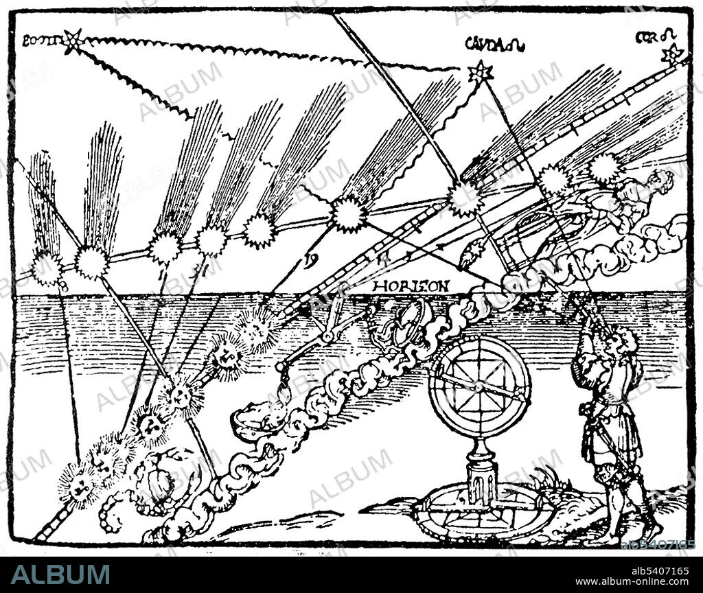 Petrus Apianus, Comet, 1532