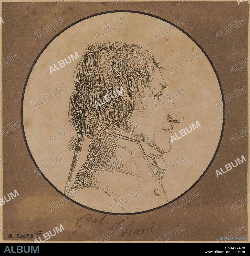 Portrait of General Louis Friant, Dutertre, André, Draftsman, Array, Graphic arts, Print, Etching, Dimensions - Work: Height: 9.7 cm, Width: 9.9 cm.