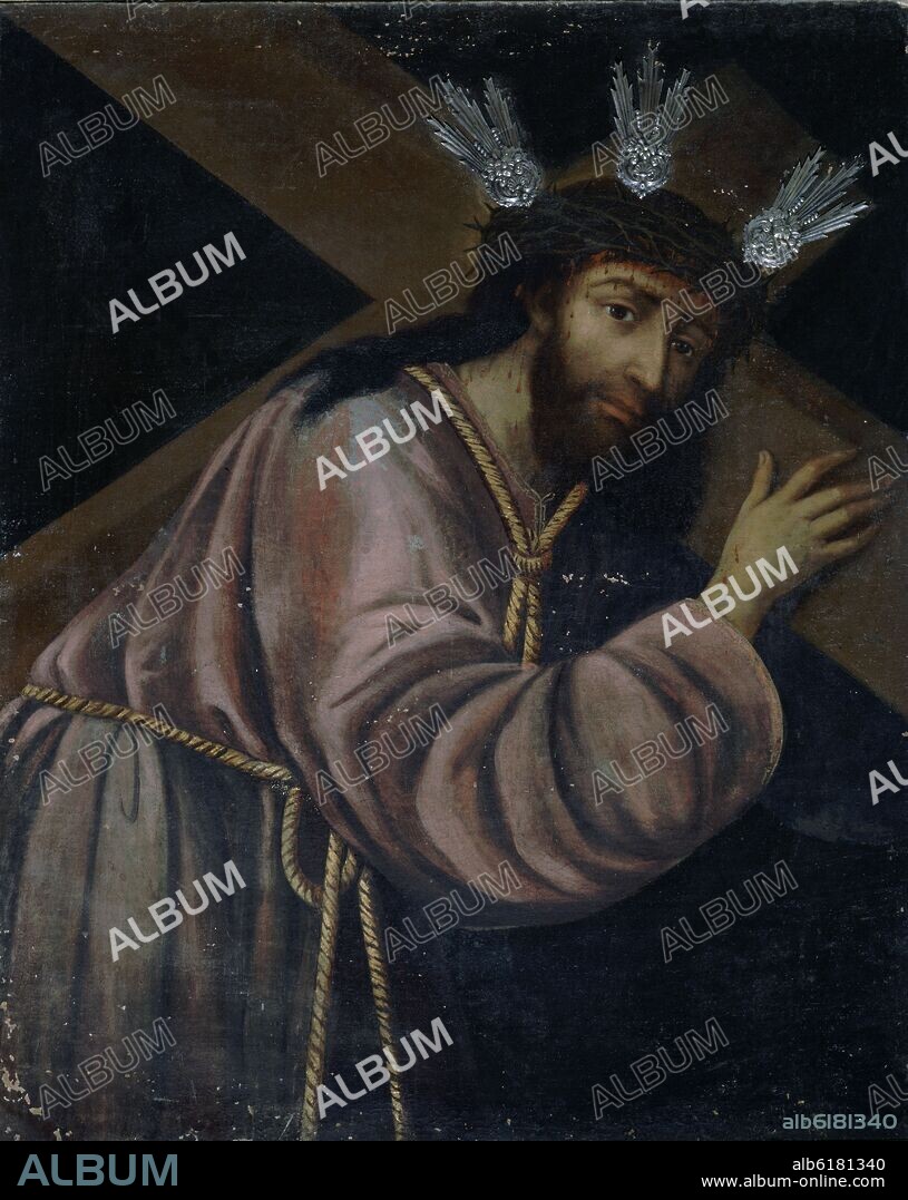NAZARENO CON LAS POTENCIAS DE PLATA.