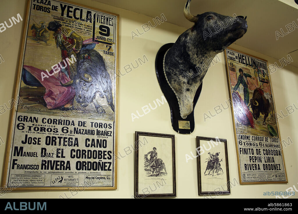 Yecla; Plaza de Toros donde tiene sede el Museo Taurino / Peña / Bar.