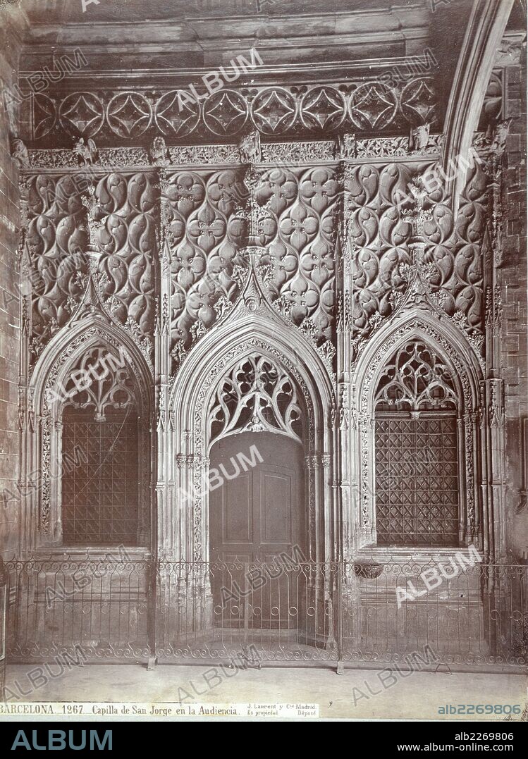 MARC SAFONT. Barcelona. Capilla de San Jorge en el Palacio de la Generalidad de Cataluña.