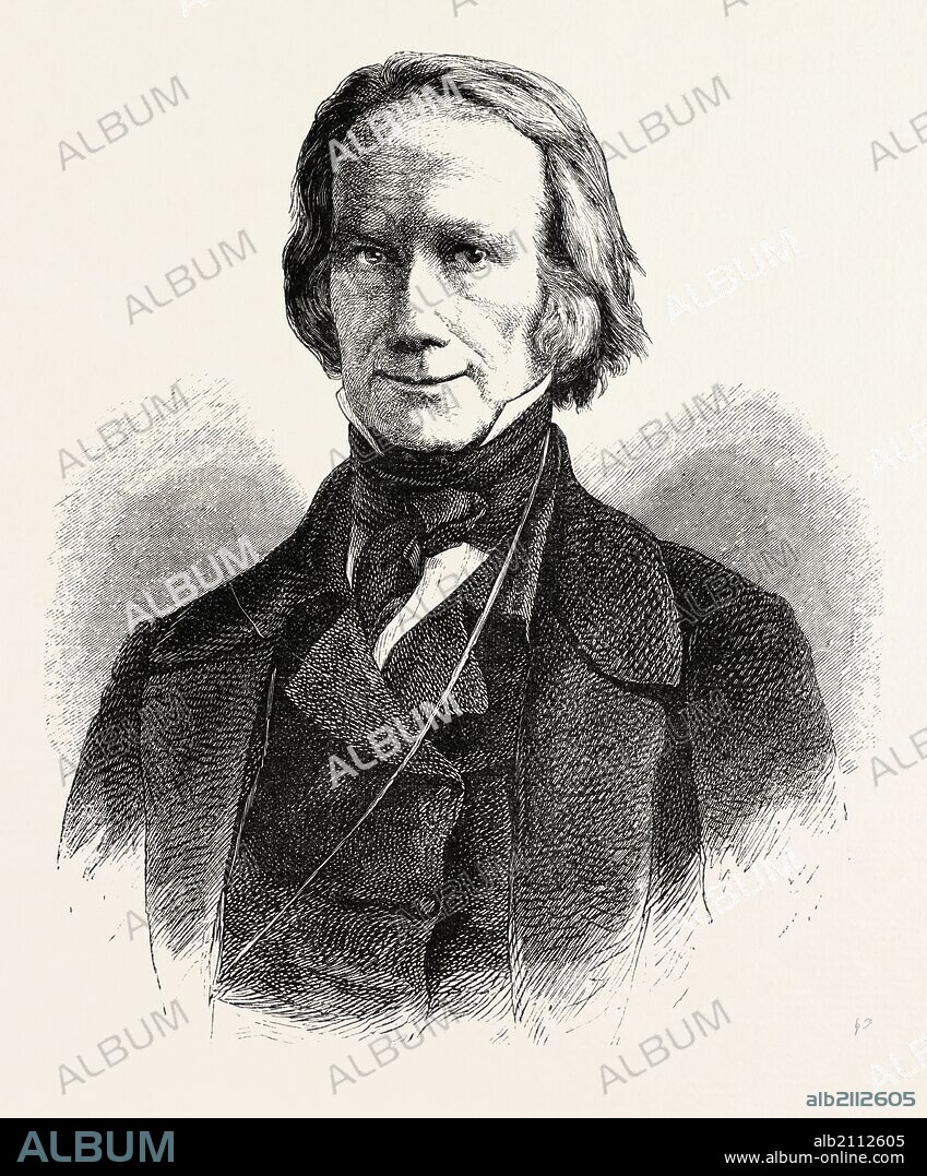 HENRY CLAY, 1777-1852, He was a lawyer, politician and skilled orator, US, USA, 1870s engraving.