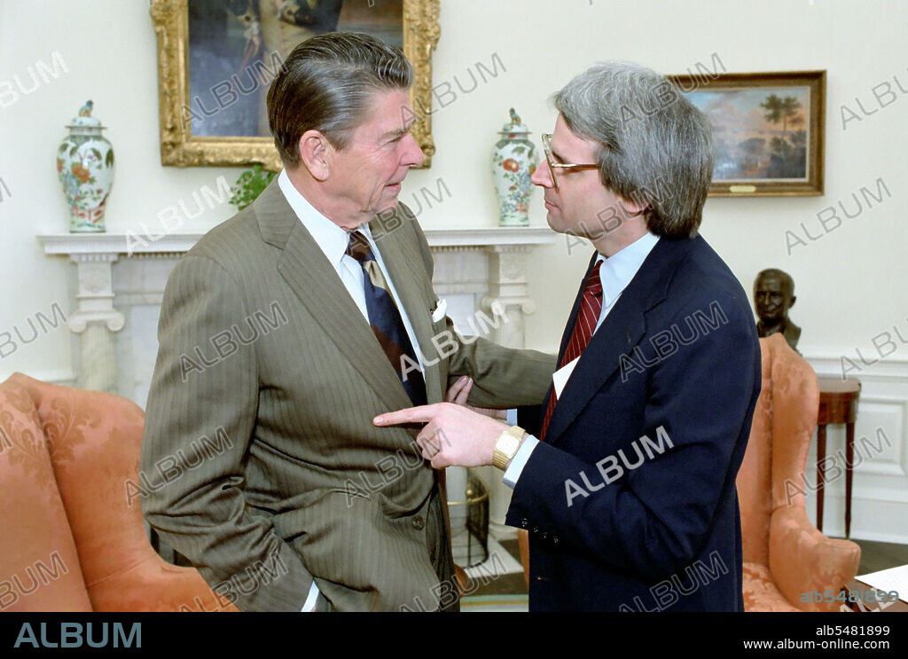 President Reagan and David Stockman.