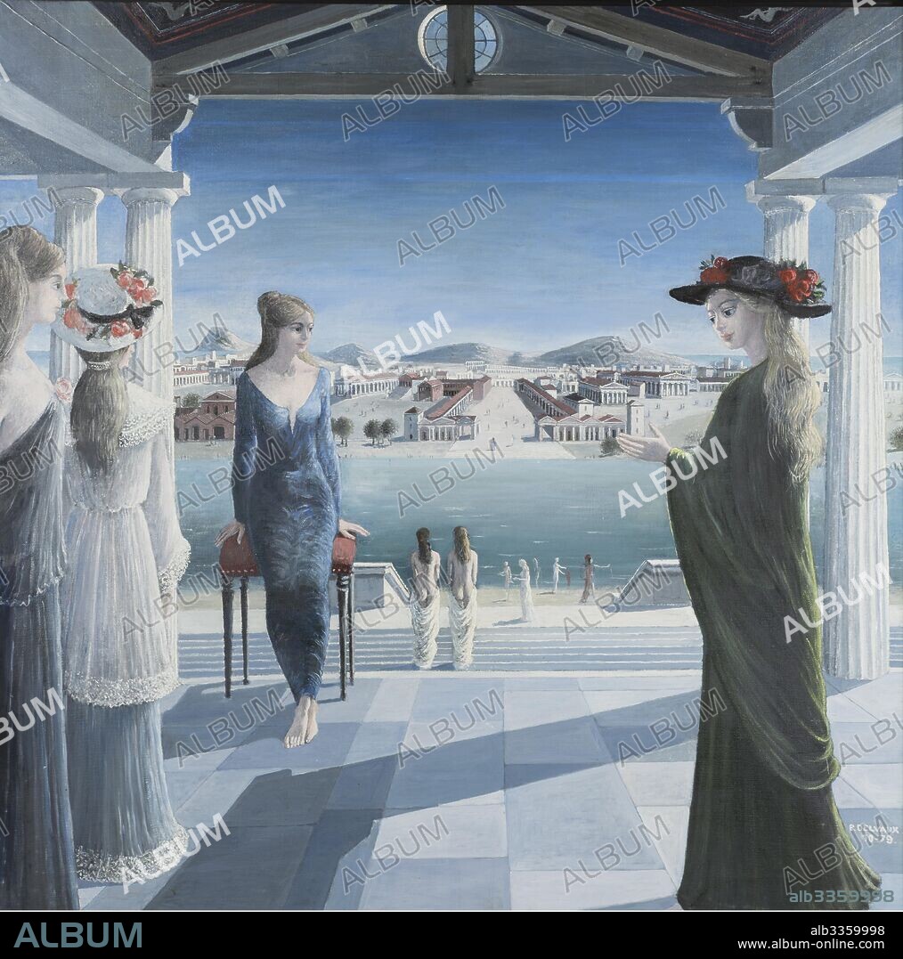 PAUL DELVAUX. La Terrasse.