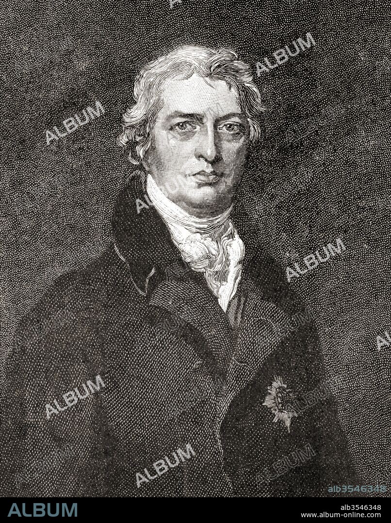 Robert Banks Jenkinson, 2nd Earl of Liverpool, 1770 – 1828. English politician and Prime Minister of the United Kingdom. From The Century Edition of Cassell's History of England, published c. 1900.