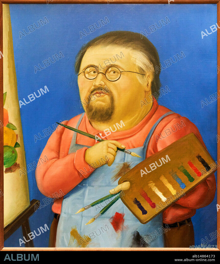 Autorretrato, Self-portrait, 2001, Oil on canvas, Fernando Botero (1932-2023).