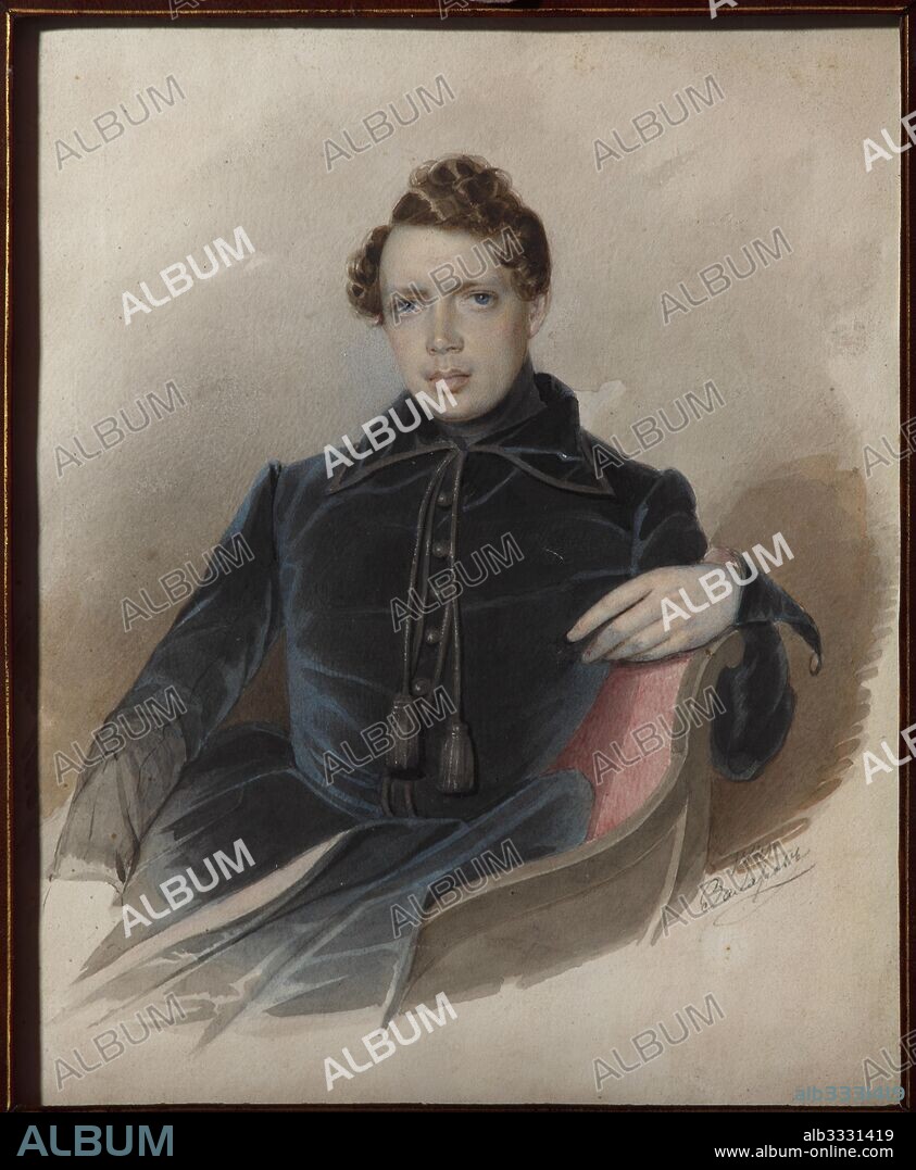 PYOTR ZAKHAROVICH ZAKHAROV (CHECHENETS). Portrait of Andrey Nikolayevich Muravyov (1806-1874).