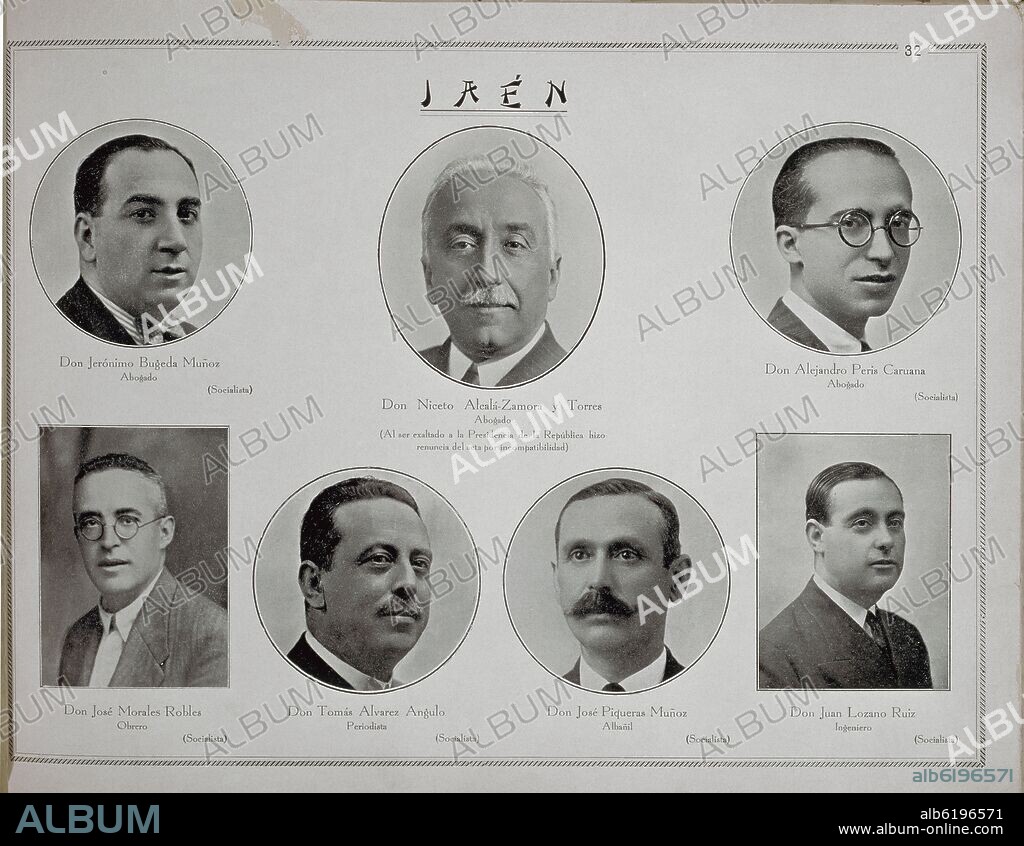 BUGEDA MUÑOZ- MORALES ROBLES- ALVAREZ ANGULO-PIQUERAS MUÑOZ- LOZANO RUIZ- PERIS CARUANA- ALCALA ZAMORA (JAEN).