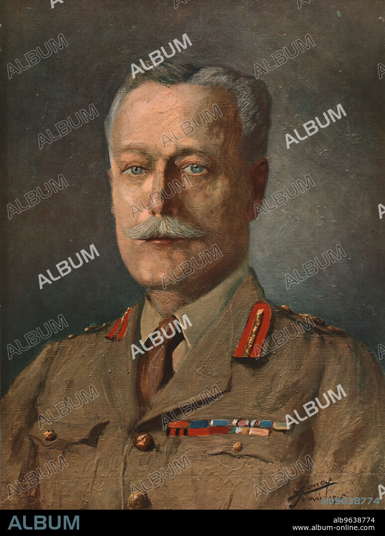 ''Sir Douglas Haig; commandant en chef des armees Britanniques en France', 1915 (1924). From "L'Album de la Guerre 1914-1919, Volume I" [L'Illustration, Paris, 1924].