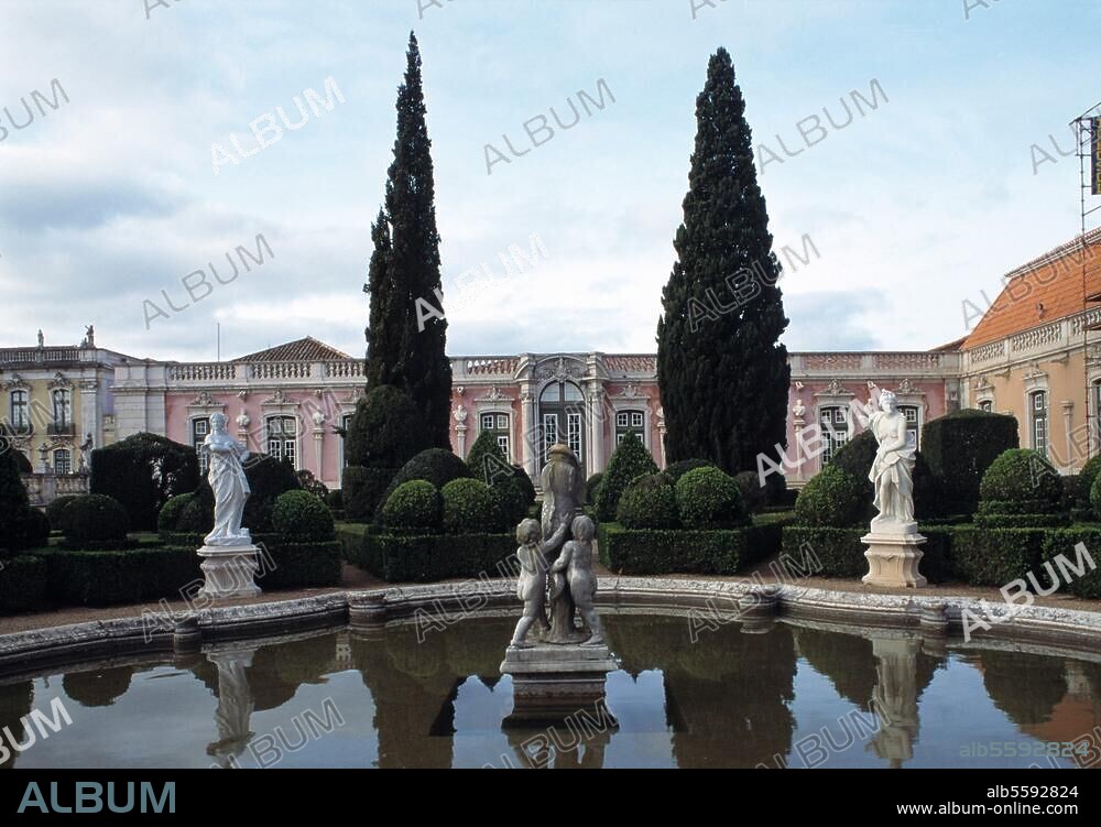Queluz bei Lissabon, Palacio Nacional / Königspalast © Achim Bednorz Filmsize: Kleinbild/24 × 36 mm.