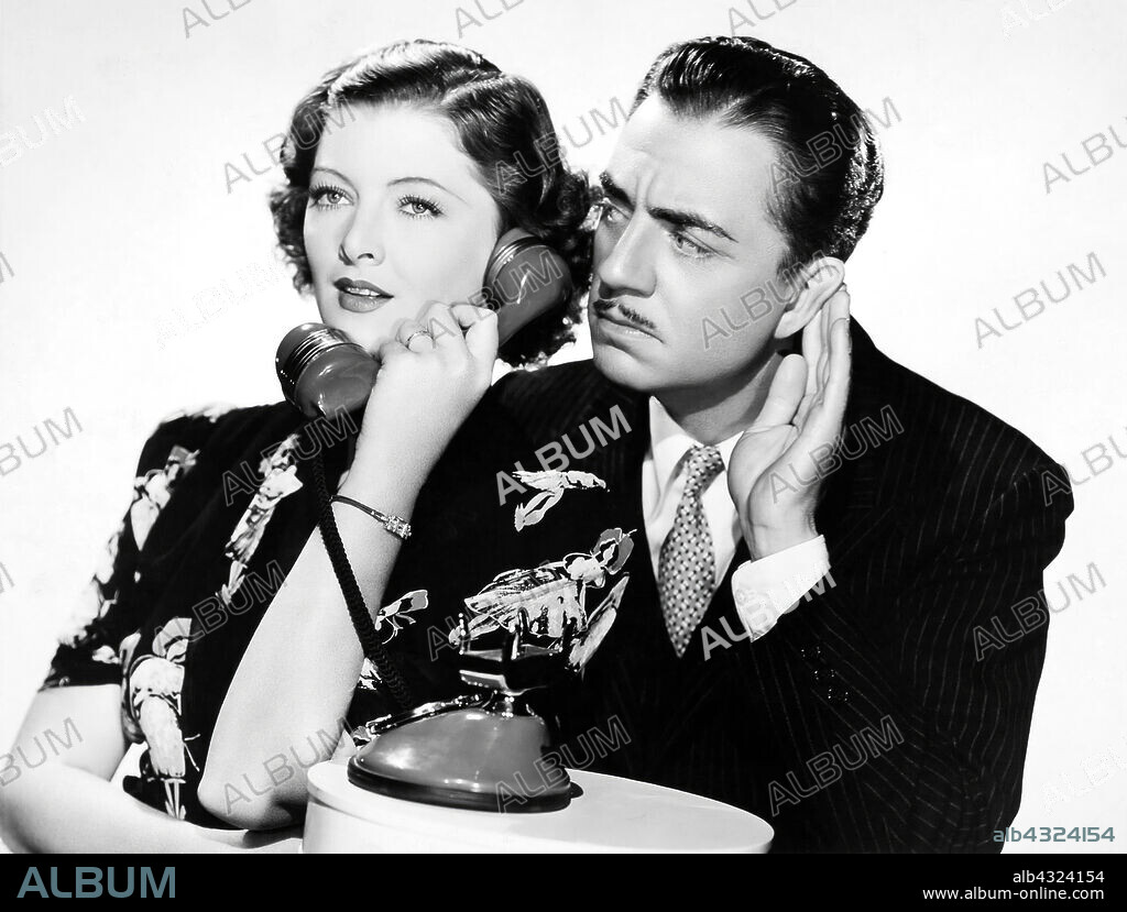 MYRNA LOY und WILLIAM POWELL in DOPPELHOCHZEIT, 1937 (DOUBLE WEDDING), unter der Regie von RICHARD THORPE. Copyright M.G.M.