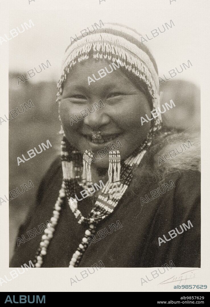 EDWARD SHERIFF CURTIS. Northwest Coast, c.1927. Female portrait.