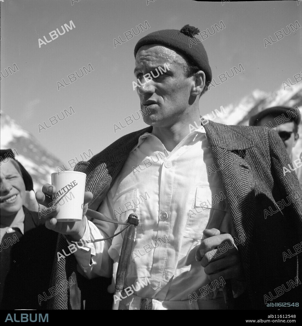 Nils Täpp, Swedish cross country skier, ca. 1950.