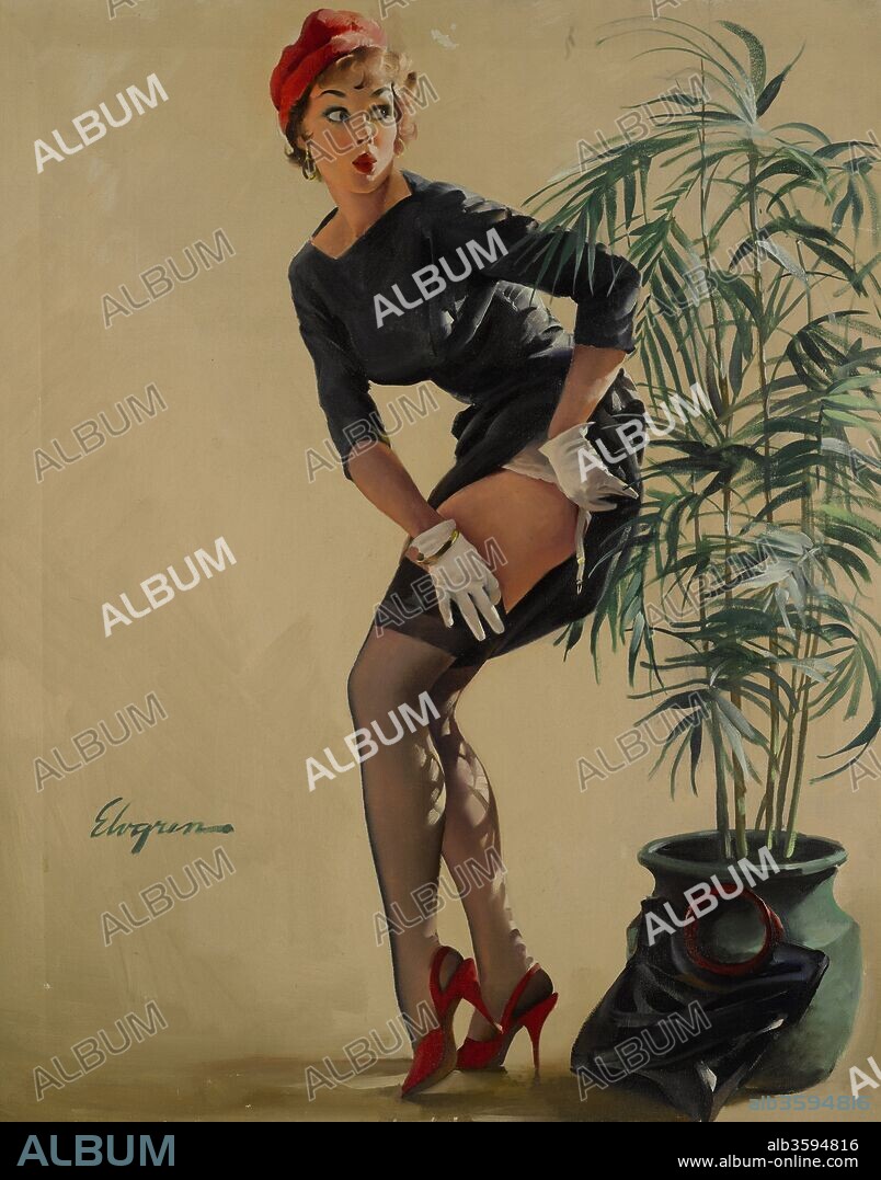 GIL ELVGREN. Modest maneuver.