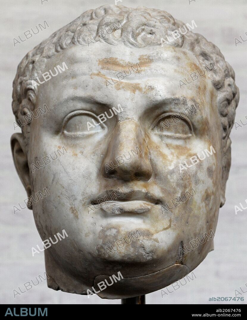 Tito Flavio Sabino Vespasiano, conocido como TITO (39-81). Emperador del Imperio romano desde el año 79 hasta su muerte, en 81. Fue el segundo emperador de la dinastía Flavia. Retrato. Glyptothek. Munich. Alemania. Europa.