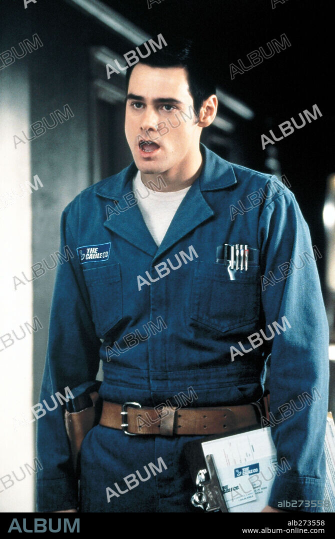 JIM CARREY en UN LOCO A DOMICILIO, 1996 (THE CABLE GUY), dirigida por BEN STILLER. Copyright COLUMBIA TRI STAR.