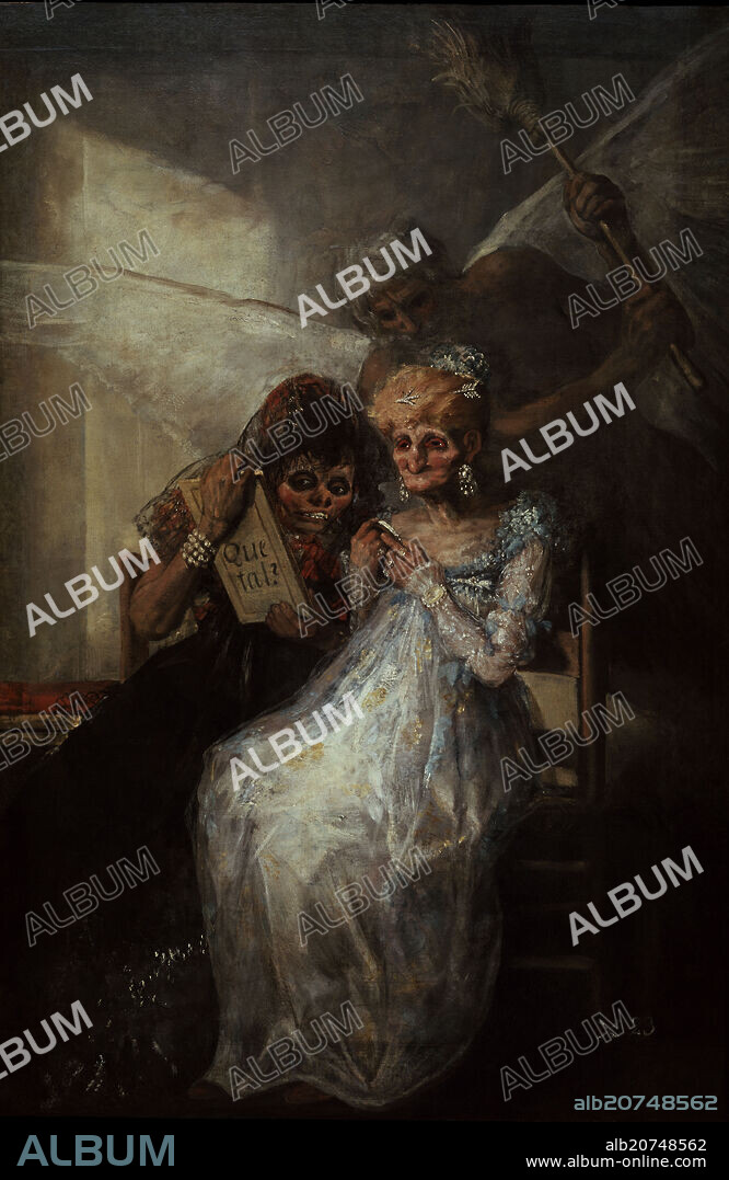 FRANCISCO GOYA Y LUCIENTES DE (1746-1828). LAS VIEJAS O EL TIEMPO - 1810/1812.
