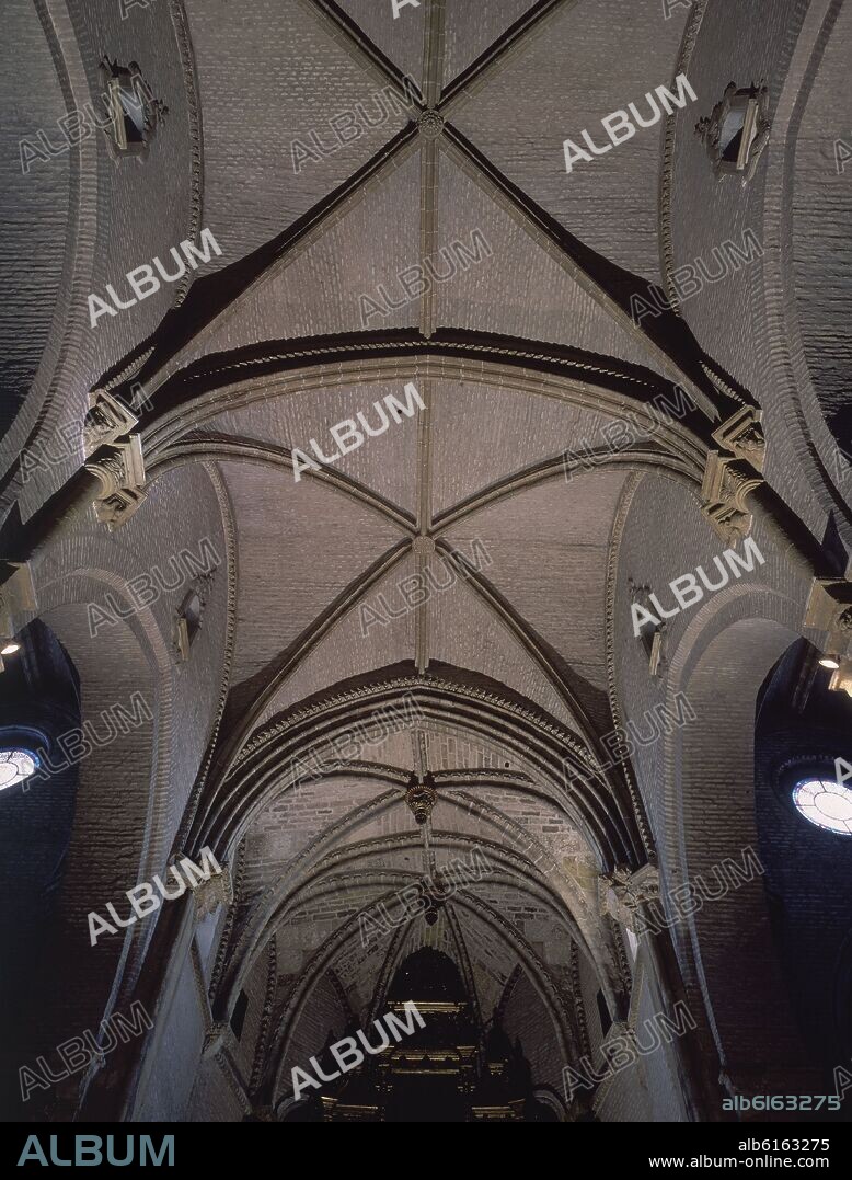 BOVEDA DE CRUCERIA-S XIII-ARQUITECTURA GOTICO-MUDEJAR.