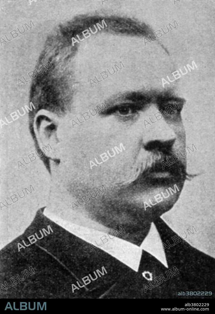 Svante August Arrhenius (1859-1927), a Swedish physicist and chemist, and a founder of the study of physical chemistry. He received the Nobel Prize for Chemistry in 1903 for the development of his theory of electrolytic dissociation.