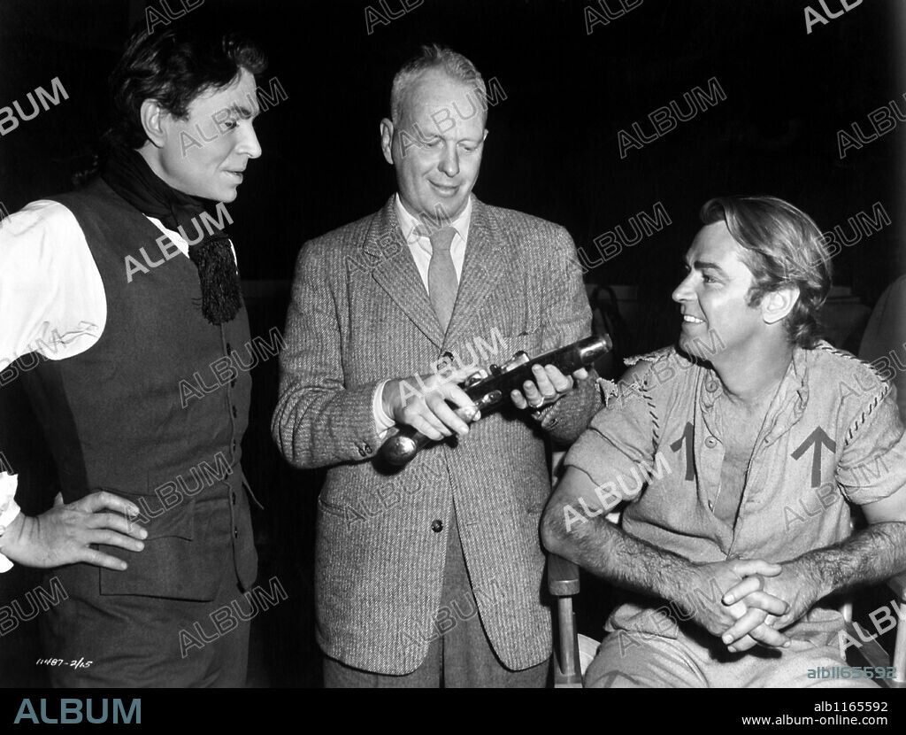ALAN LADD, JAMES MASON and JOHN FARROW.