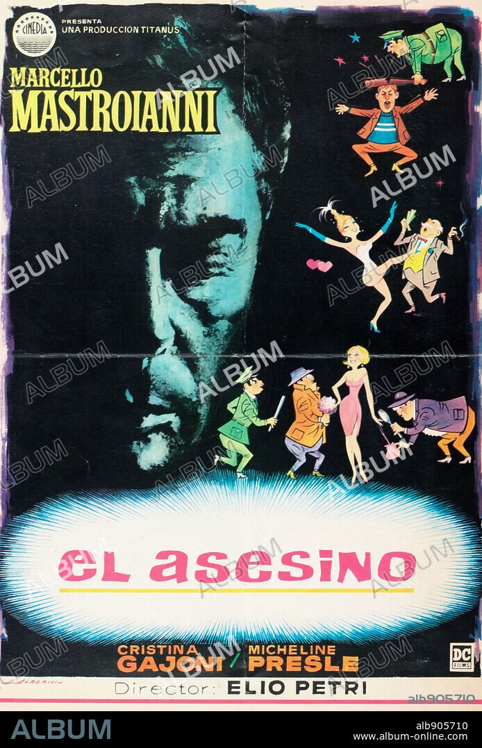 Poster of THE ASSASSIN, 1961 (L' ASSASSINO), directed by ELIO PETRI. Copyright TITANUS.