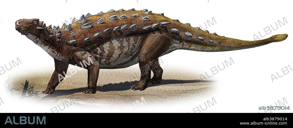 Talarurus plicatospineus, a prehistoric era dinosaur from the Late Cretaceous period.